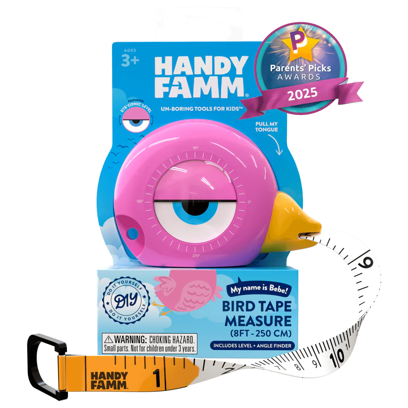 3-in-1 STEM Tape Measure and Construction Tool - Bebe