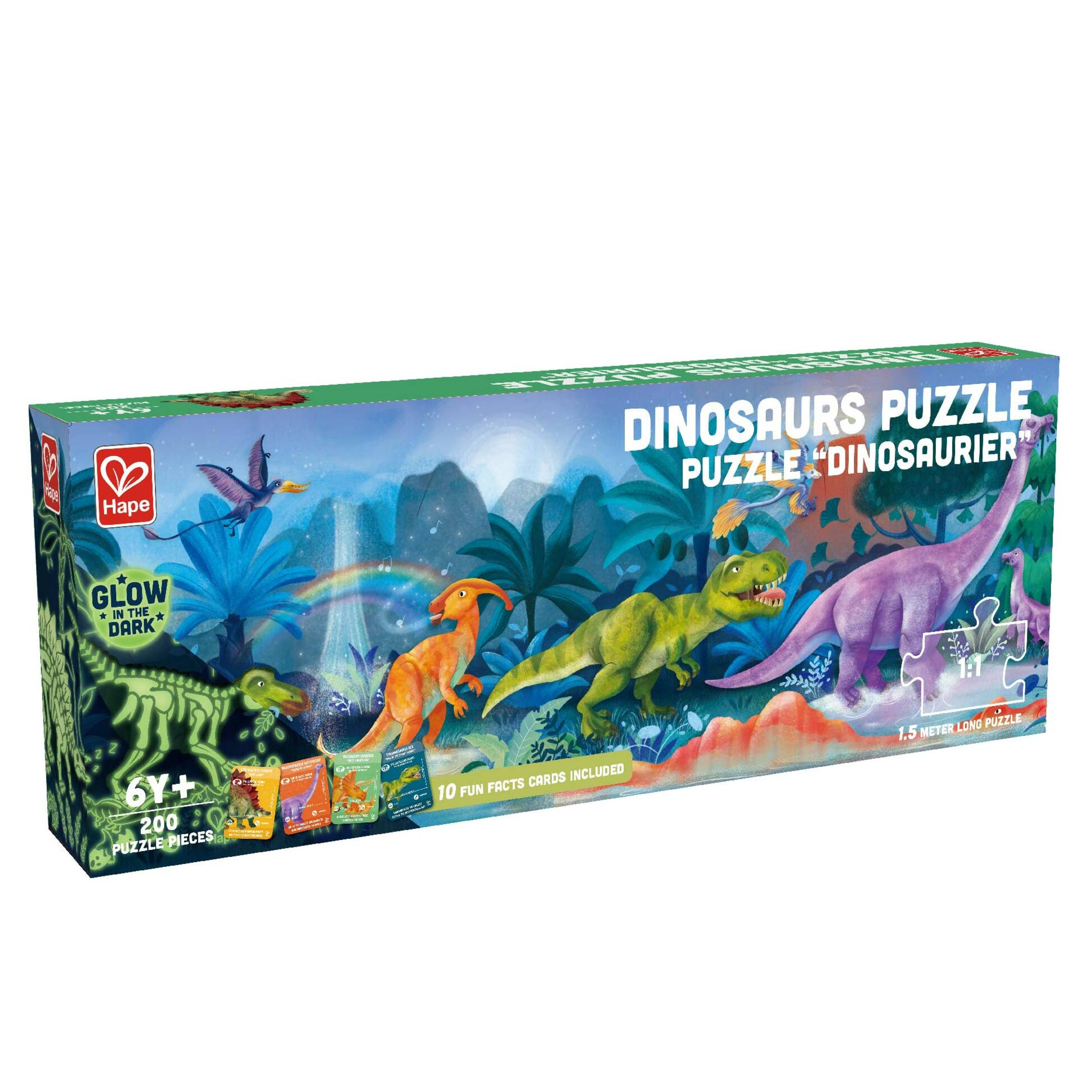 Giant Dinosaur Puzzle, Glow