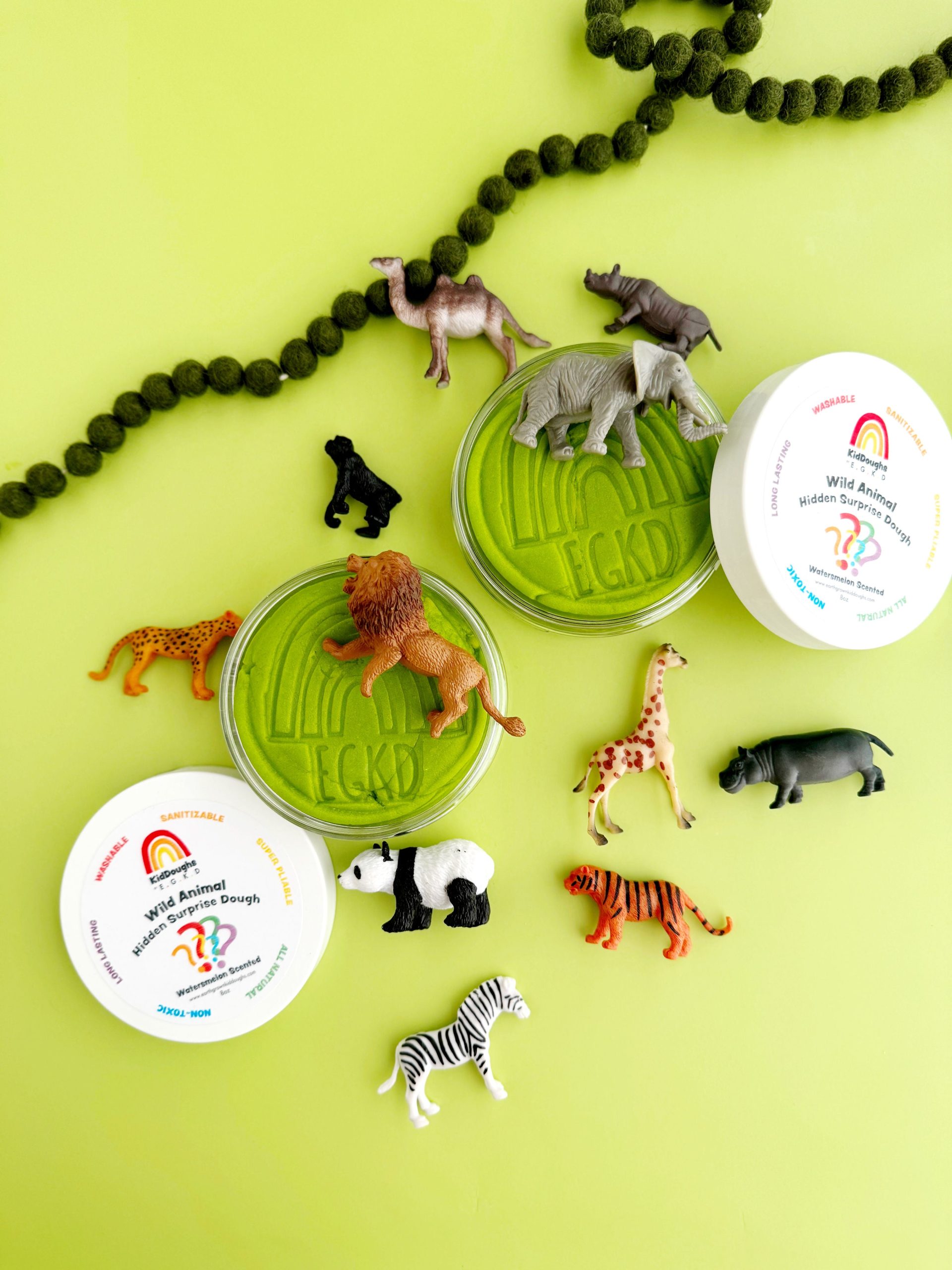 Wild Animal Hidden Surprise KidDough - 4 oz