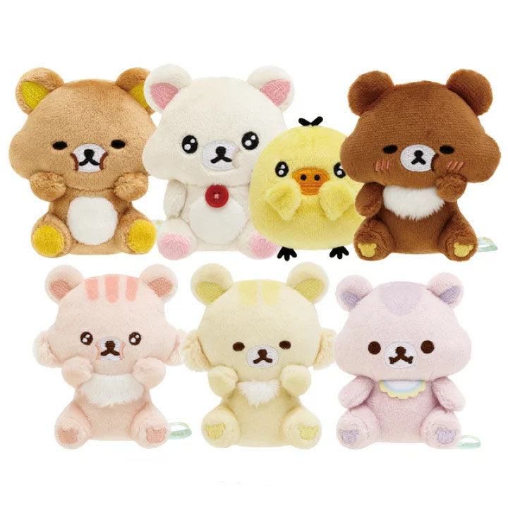 Japan San-X Rilakkuma Mini Plush Doll Soft Toy (Let's Eat)