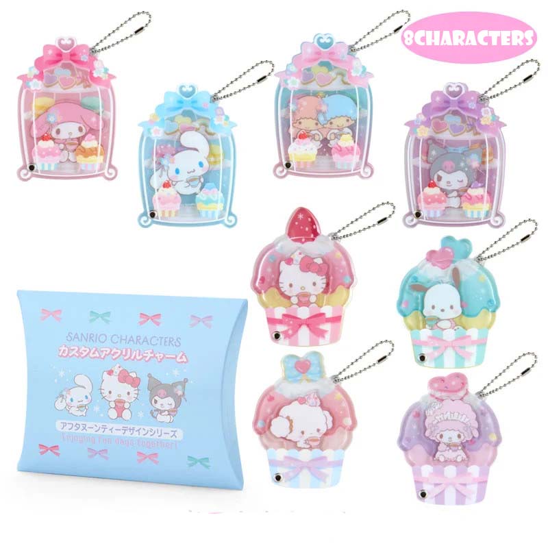 Japan Sanrio Acrylic Charm Keychain (Afternoon Tea)
