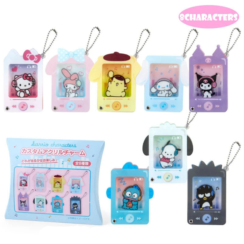 Japan Sanrio Acrylic Charm Keychain (Playlist Style)