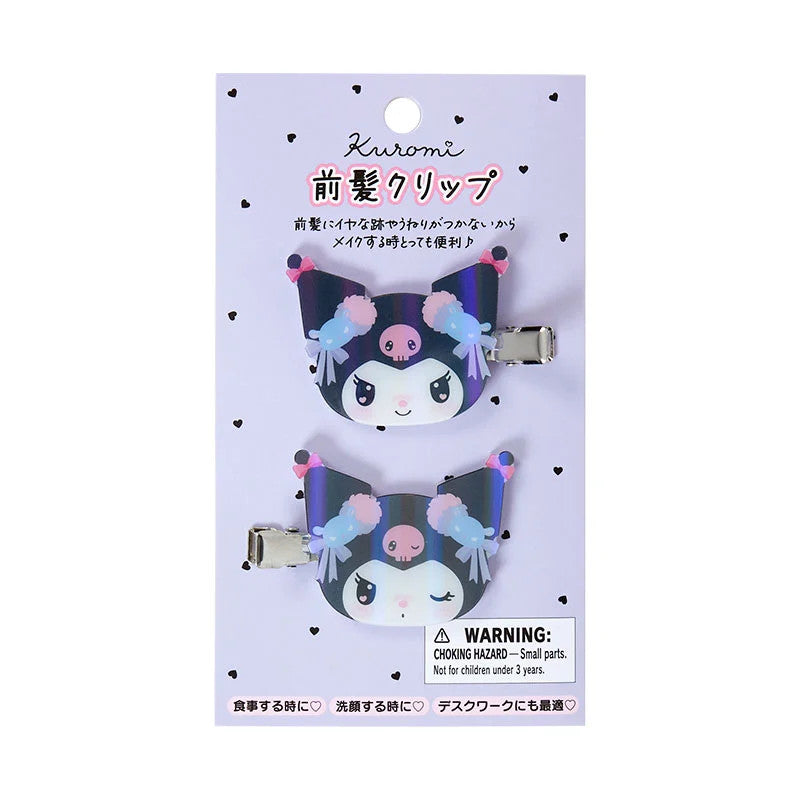 Japan Sanrio Kuromi Hair Clip (Romi Kyun Room)