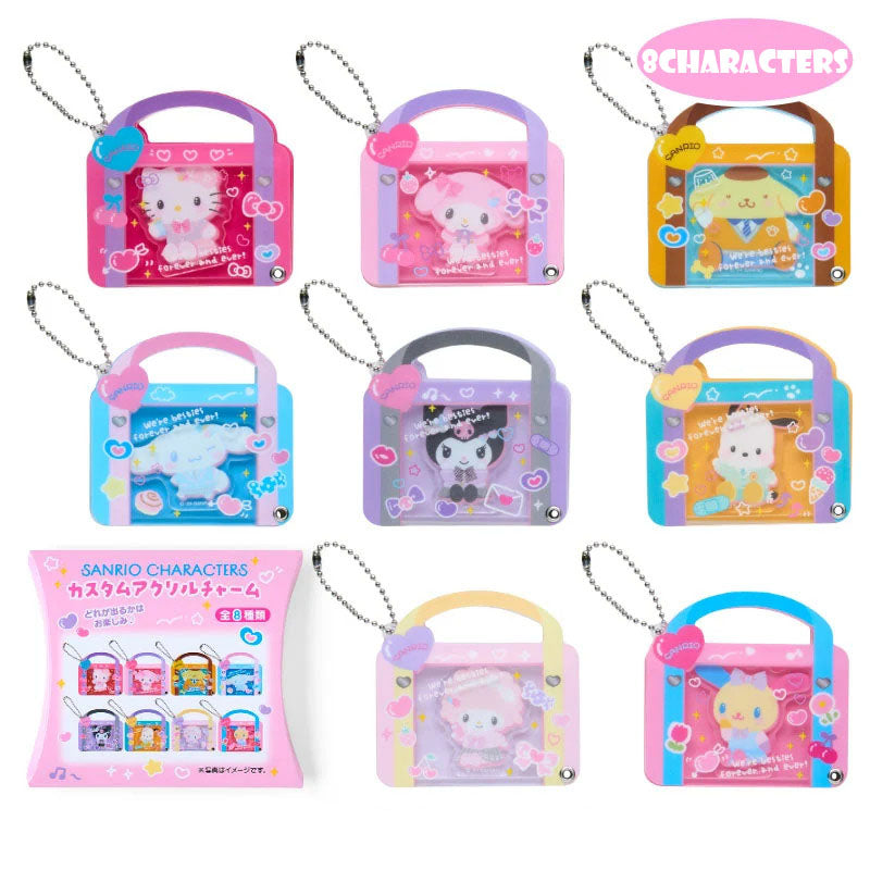 Japan Sanrio Acrylic Keychain Charm (Schoolbag)