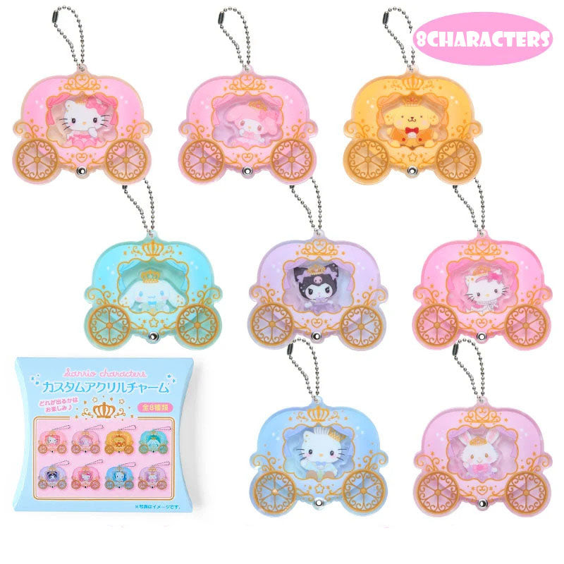 Japan Sanrio Acrylic Keychain Charm (Carriage)