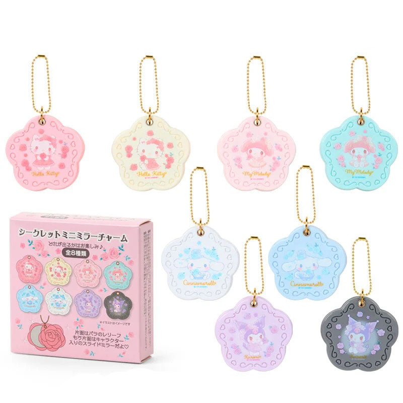 Japan Sanrio Mini Mirror Keychain Blind Box (Dolly Rose)