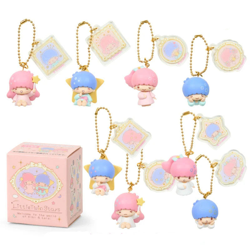 Japan Sanrio Little Twin Stars Mascot Keychain Blind Box (Frame Design)