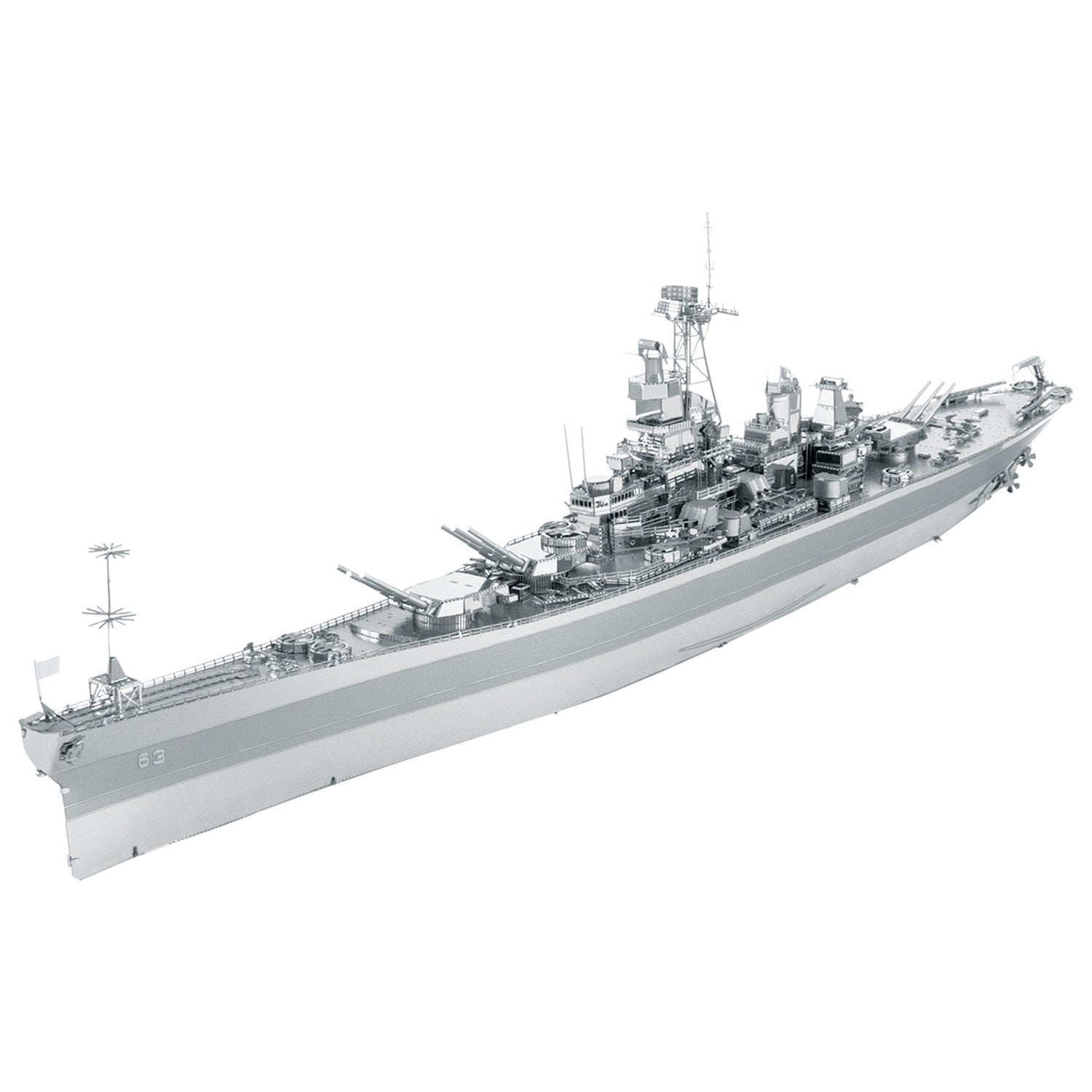 USS Missouri BB-63 Metal Earth Iconx Model Kit