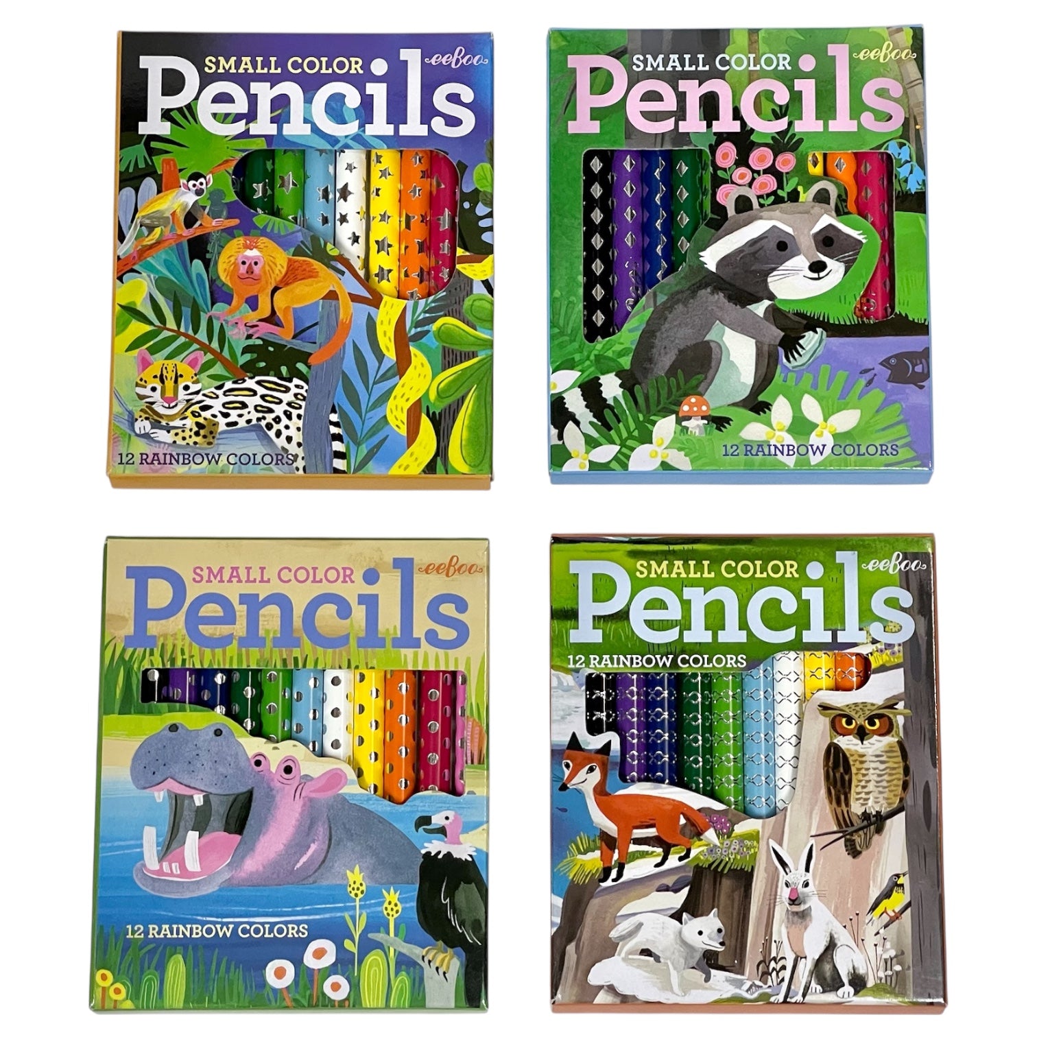 Animals in the Wild Pencils - Set of 12 (Single Box of 12 Pencils)