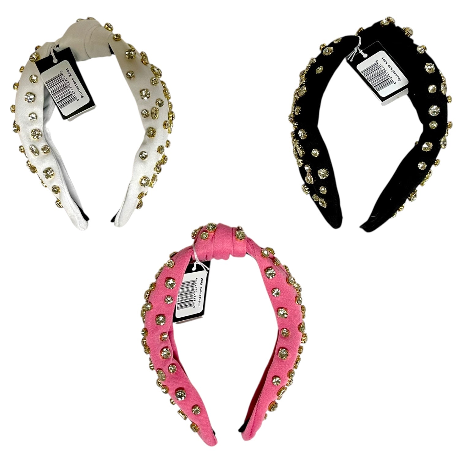 Rhinestone Knot Headband (Single Headband)