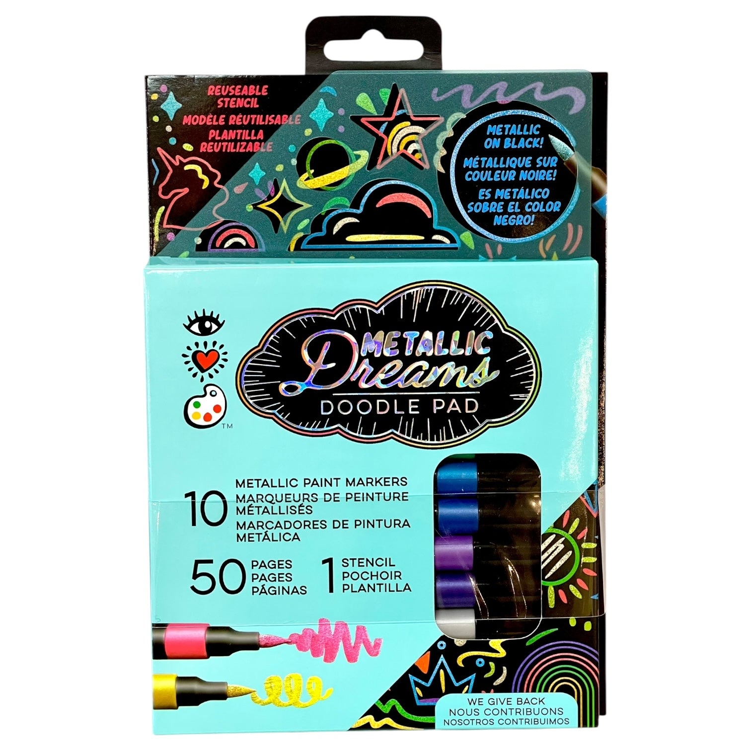 iHeartArt Metallic Dreams Doodle Pad