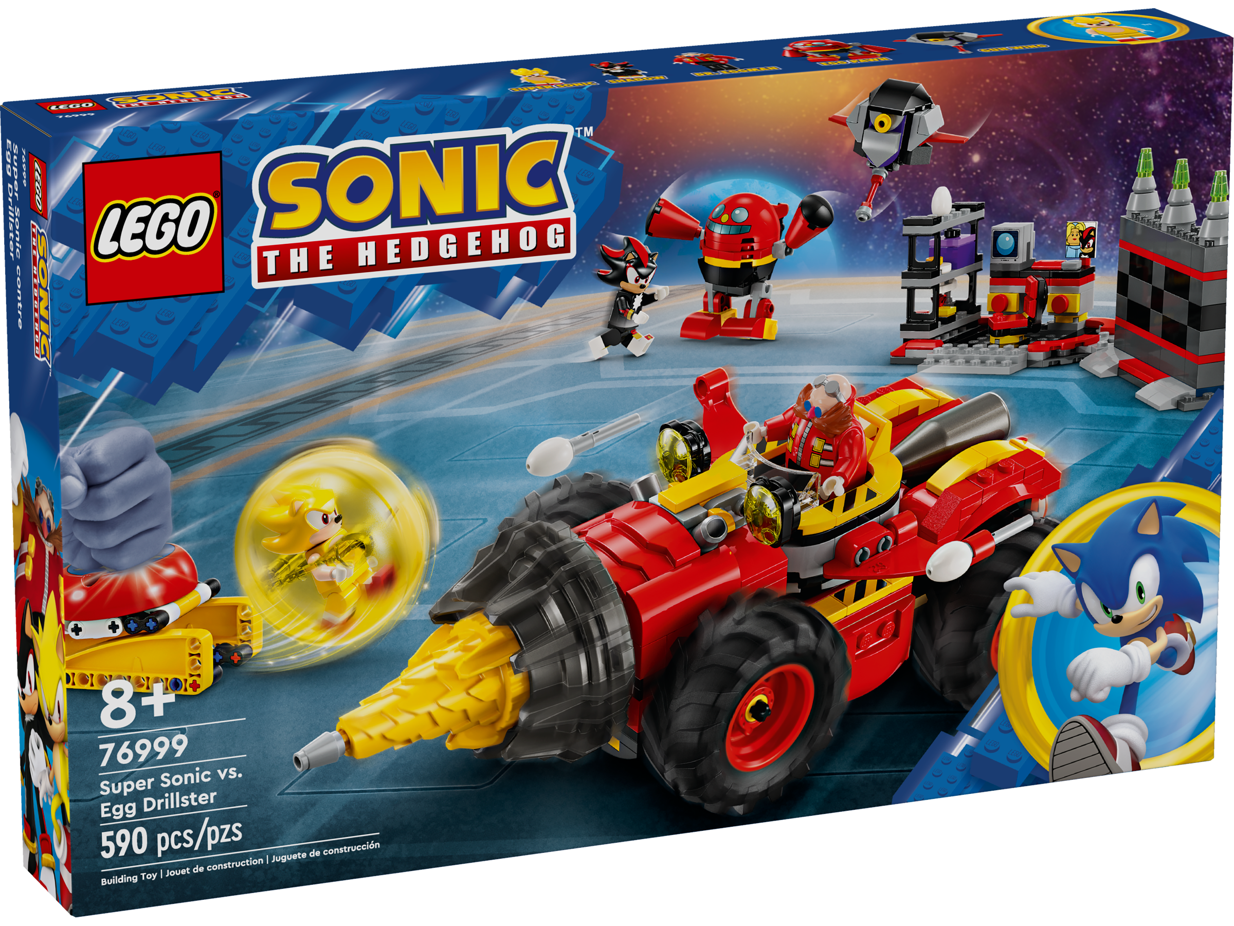 LEGO® Sonic the Hedgehog™ Super Sonic vs. Egg Drillster 76999