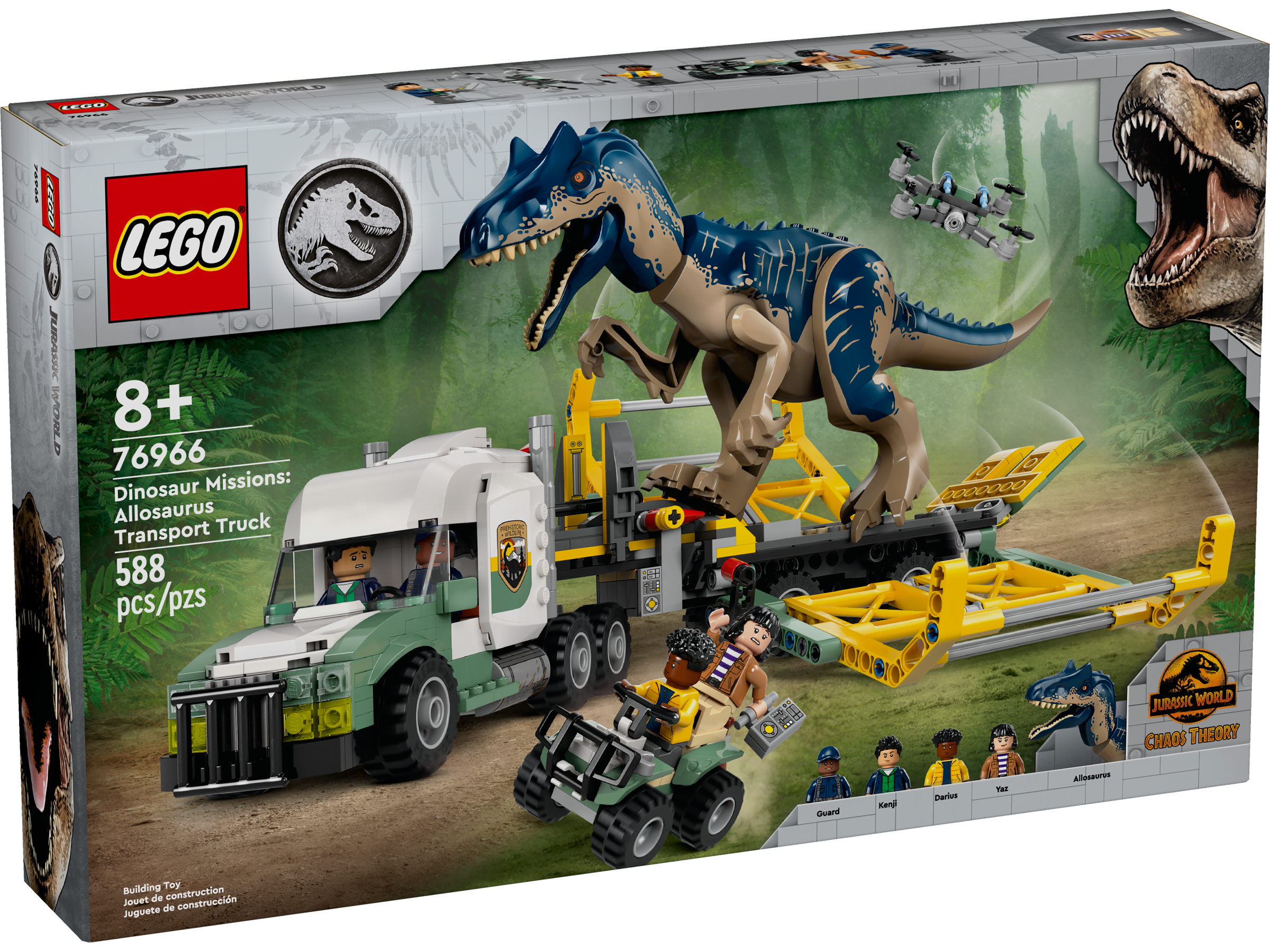 LEGO® Jurassic World Dinosaur Missions: Allosaurus Transport Truck 76966
