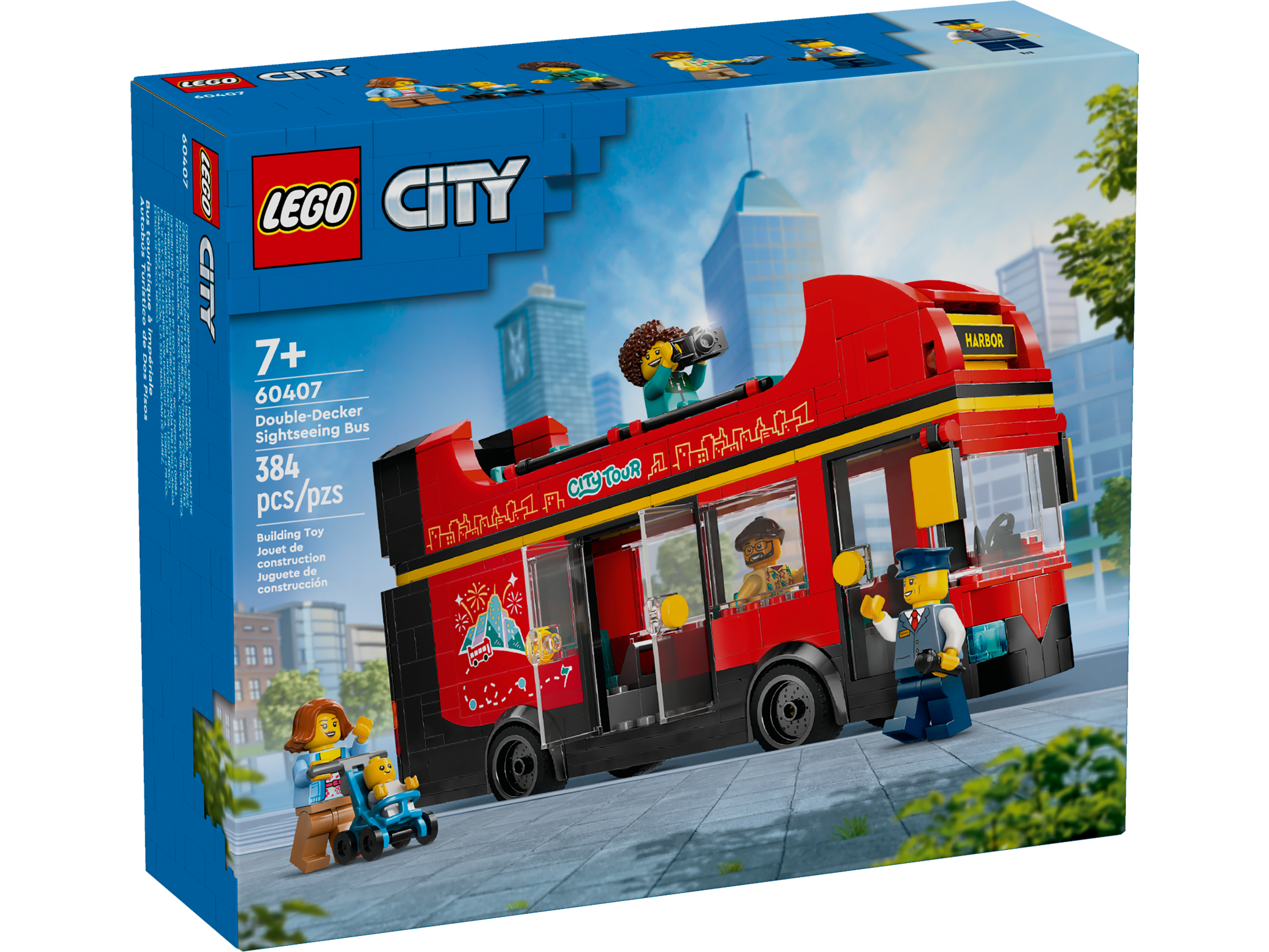LEGO® City Red Double-Decker Sightseeing Bus 60407