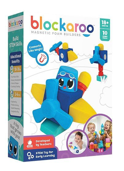 Blockaroo Plane Magnetic Foam Blocks
