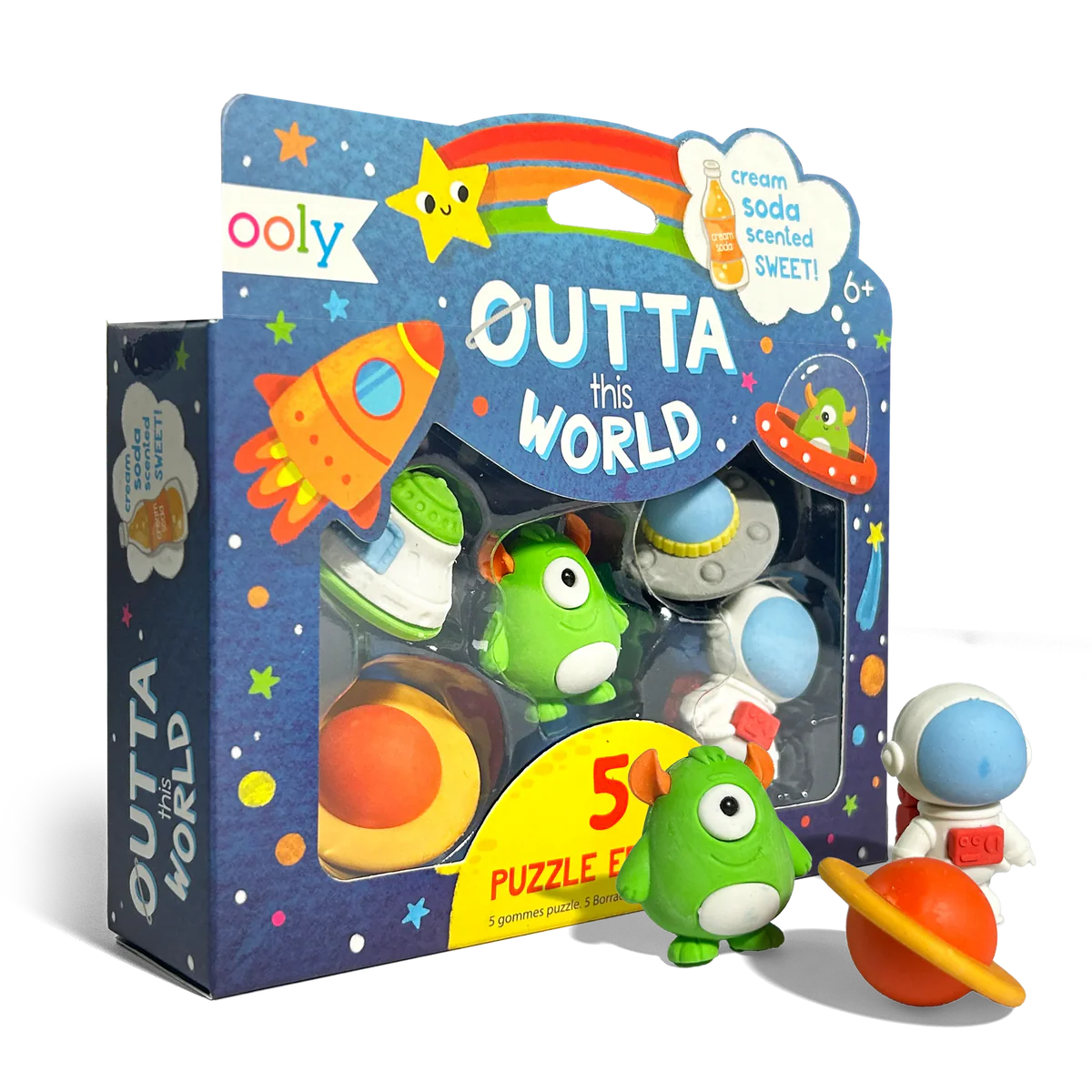 Outta this World Puzzle Erasers