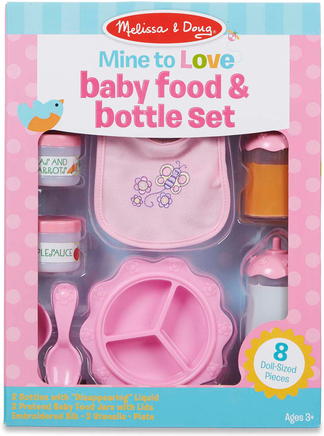Melissa & Doug 51079 Mine to Love - Baby Food & Bottle Set