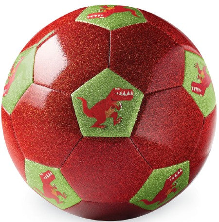 Size 3 Glitter Soccer Ball - Dinosaur