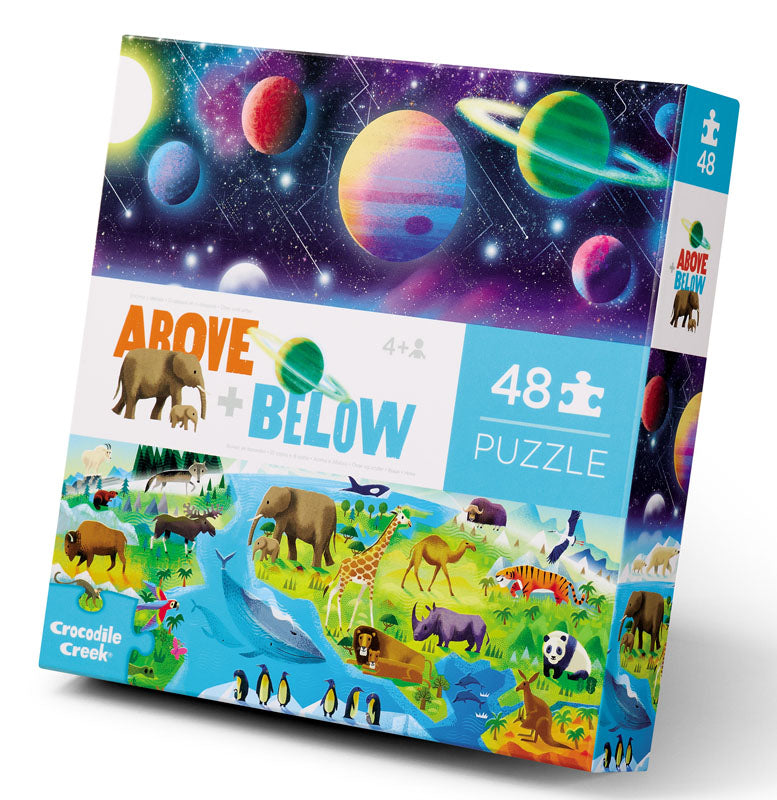 48 Piece Above and Below Puzzle - Earth and Space