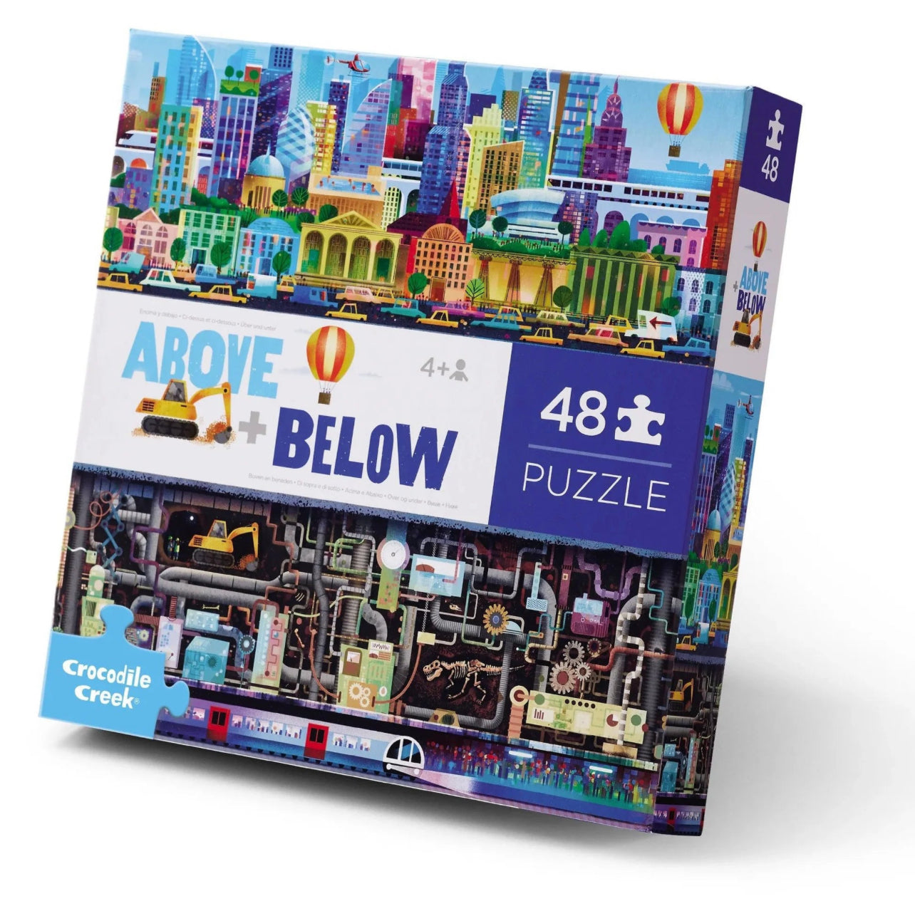 48 Piece Above and Below Puzzle - City