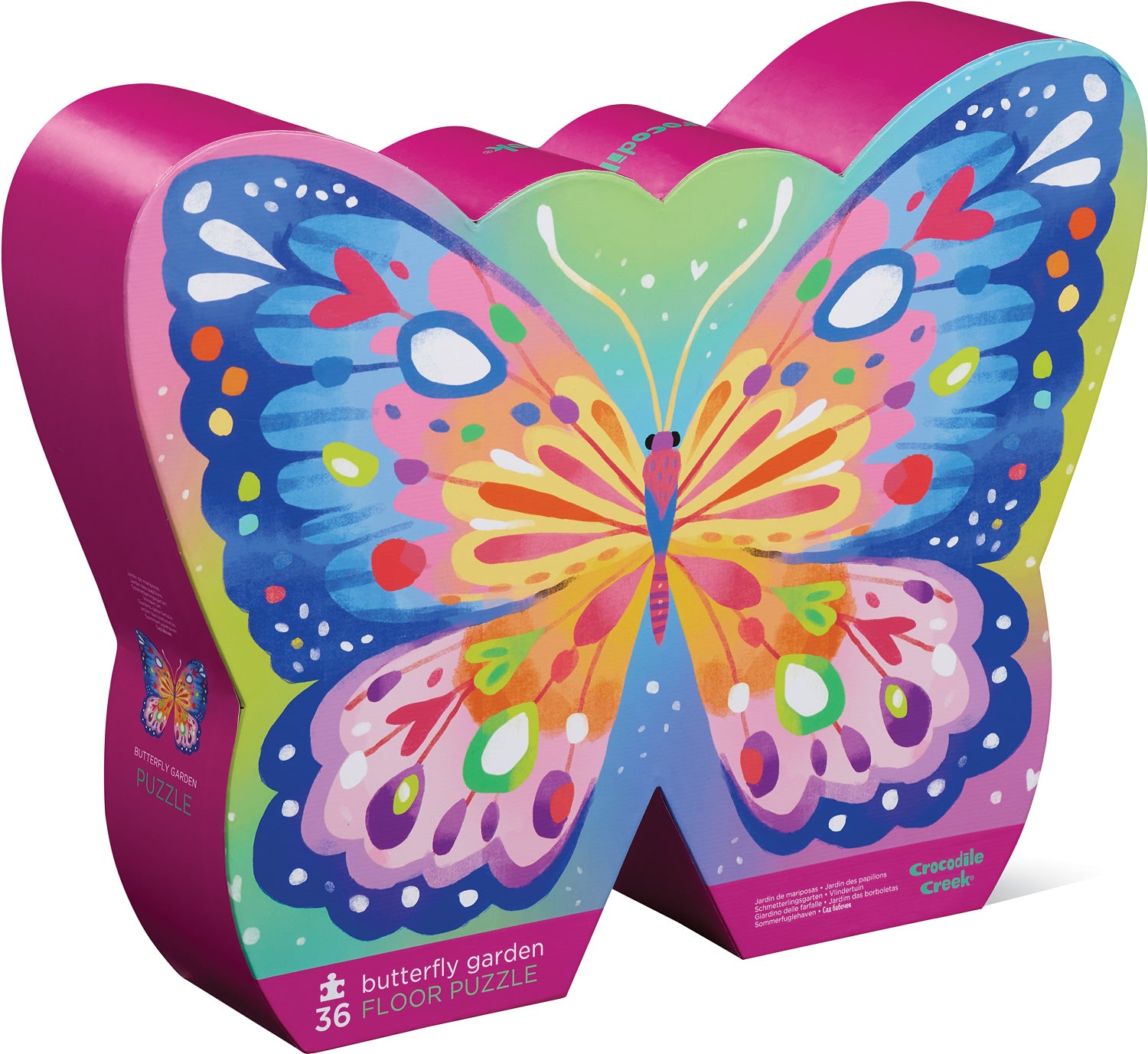 36 Piece Shaped Box Butterfly Garden