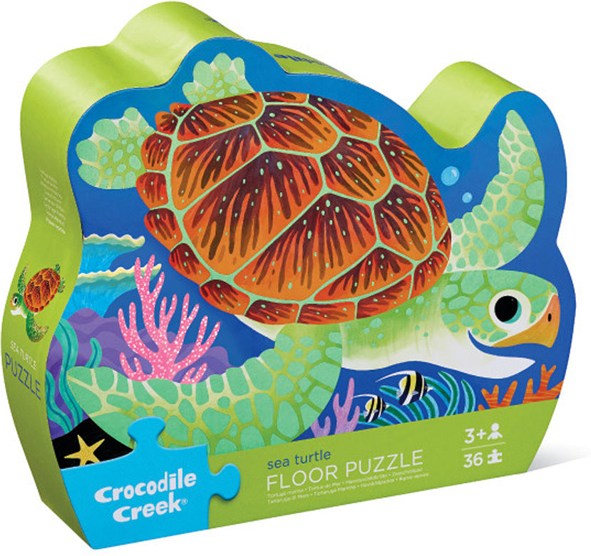 36 Piece Shaped Box Sea Turtle Puzzle