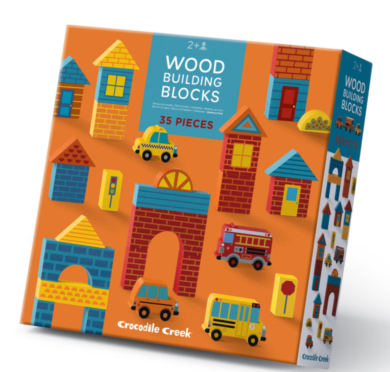 Build & Play Wood Blocks - Busy City