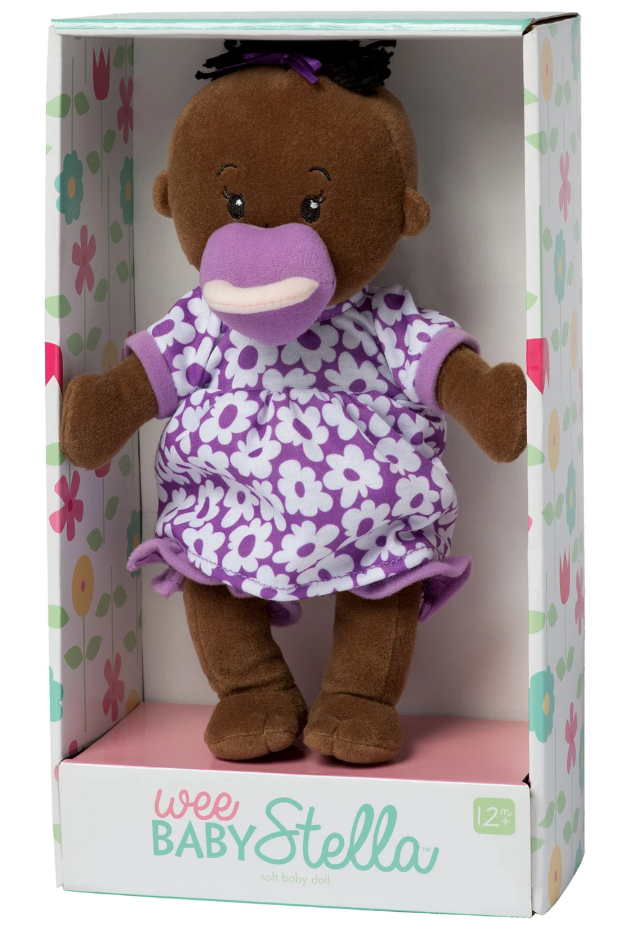 Wee Baby Stella with Purple Pacifier