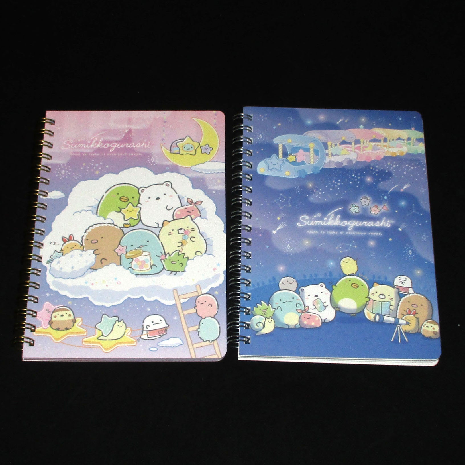 Japan San-X Sumikko Gurashi Spiral Notebook (Starry Sky)