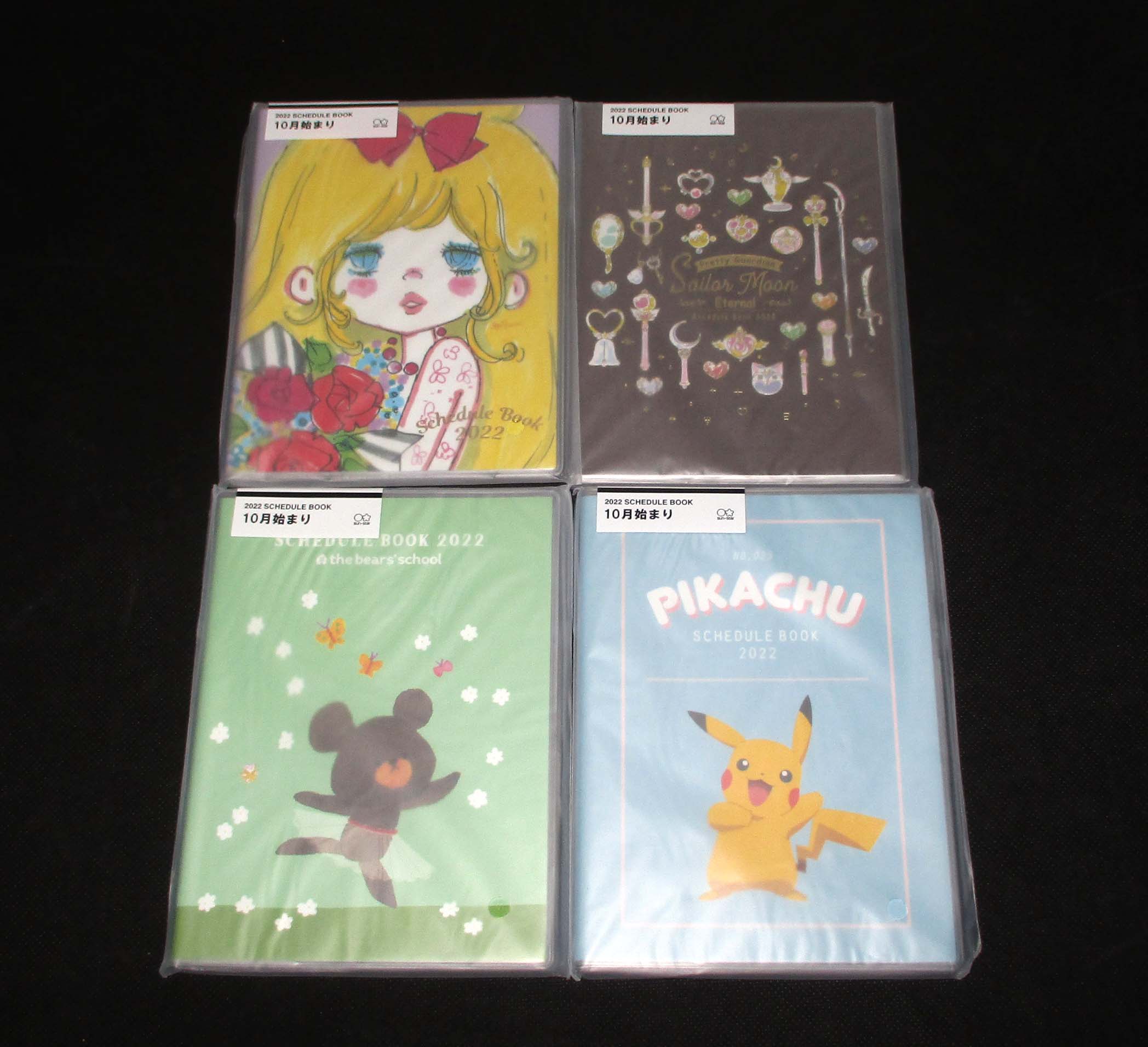 Japan Pokemon / Bears School / Sailor Moon / Ado Mizumori 2022 Monthly A6 Schedule Book / Planner