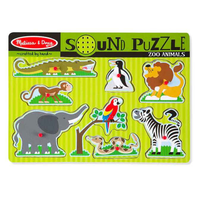 Melissa & Doug 50215 Zoo Animals Sound Puzzle