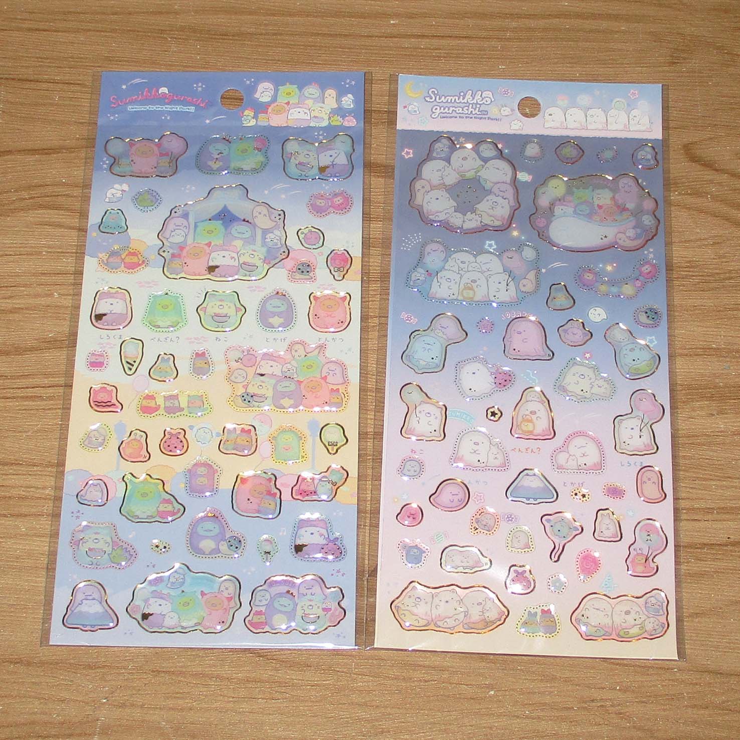 Japan San-X Sumikko Guarshi Sticker Seal (Night Park)