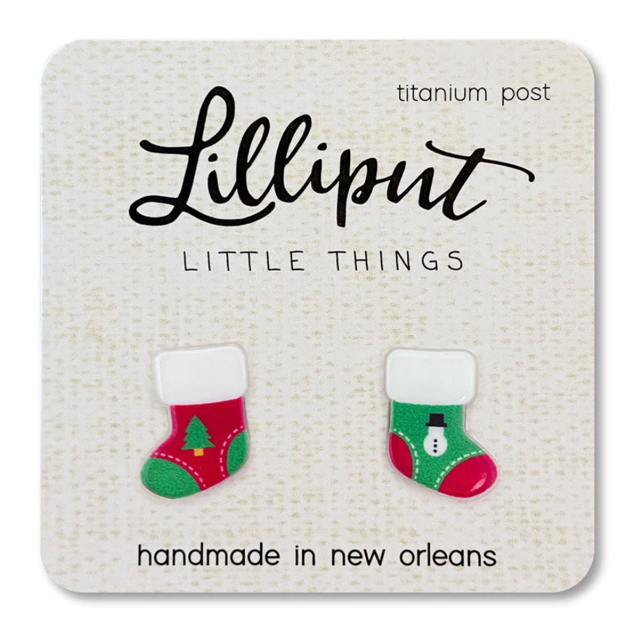Christmas Stocking Earrings
