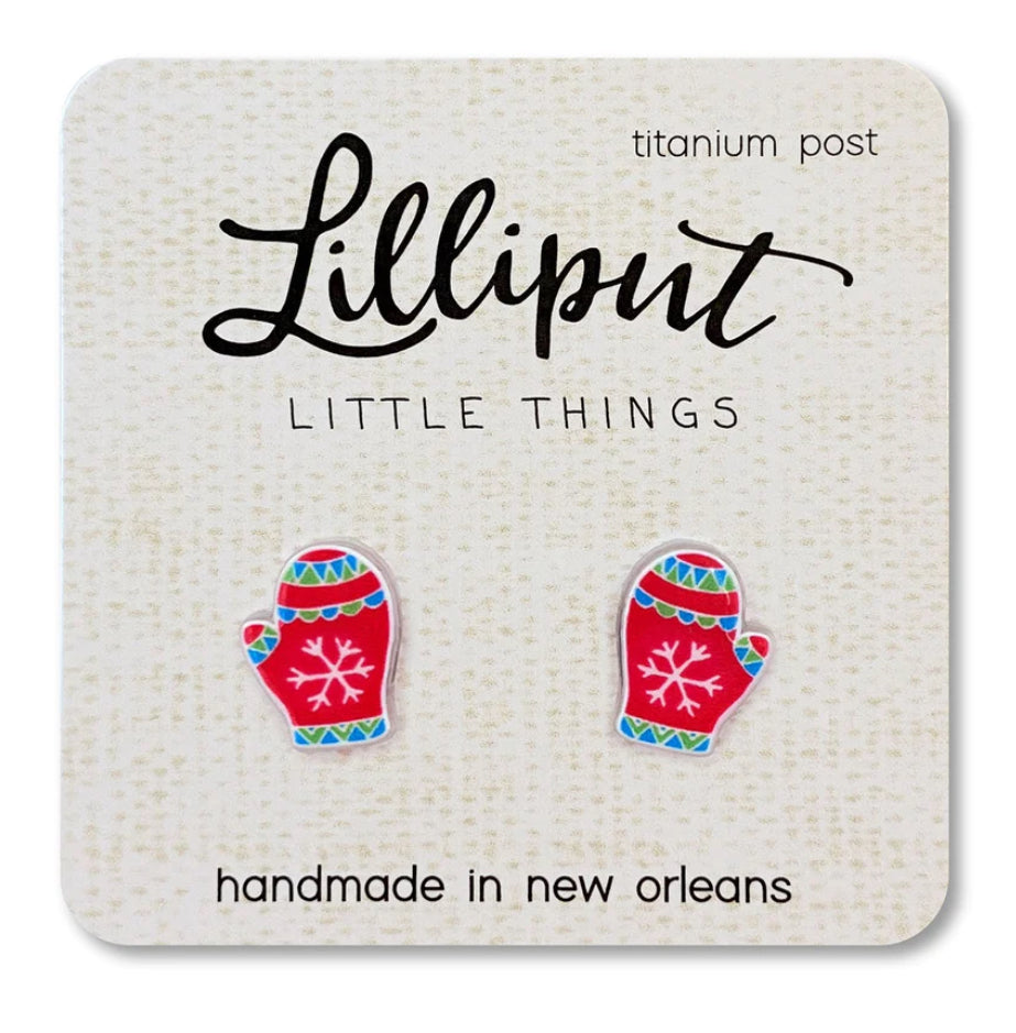 Christmas Mitten Earrings