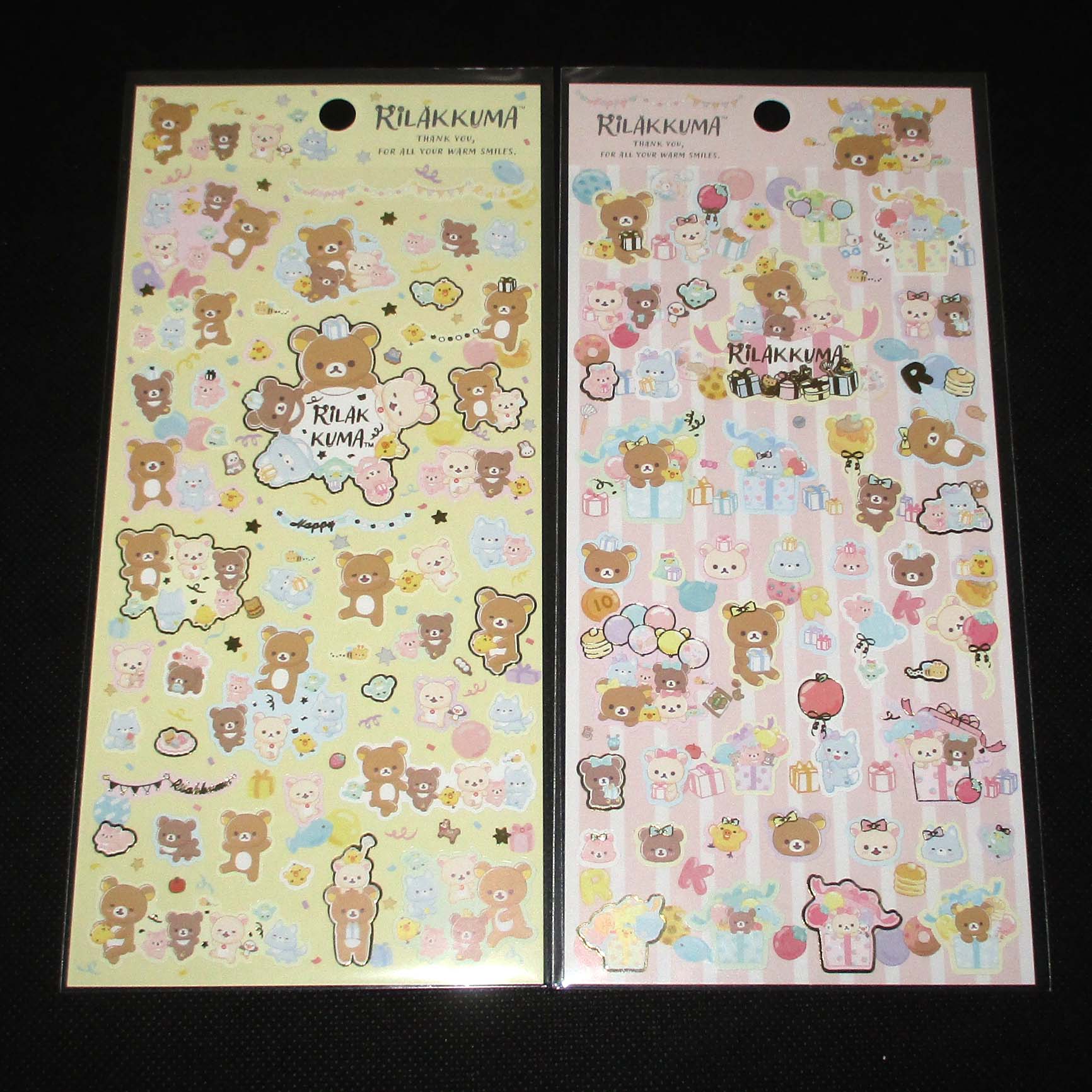 Japan San-X Rilakkuma Sticker Seal (Happy for you)