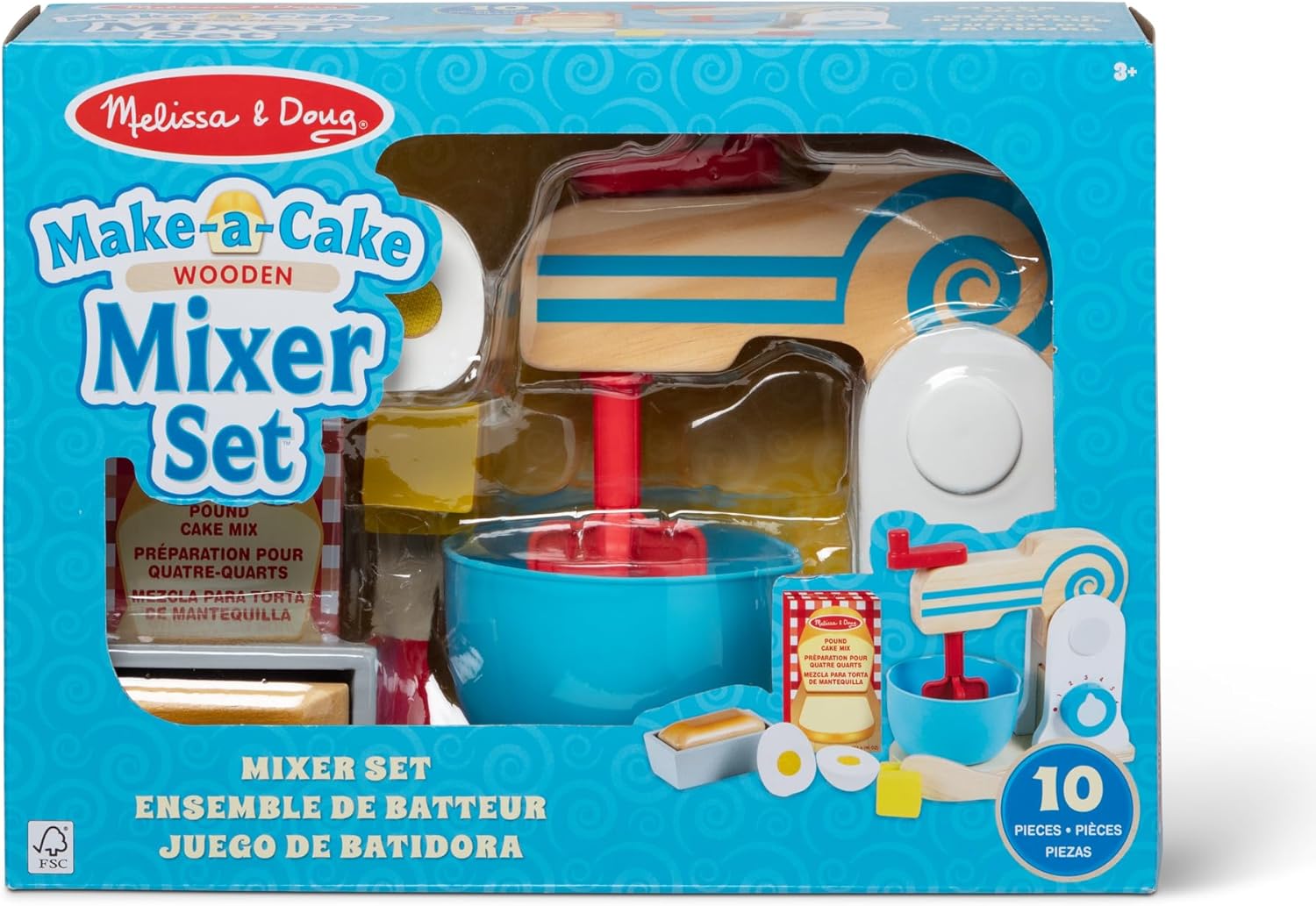 Melissa & Doug 51070 Make-A-Cake Mixer Set