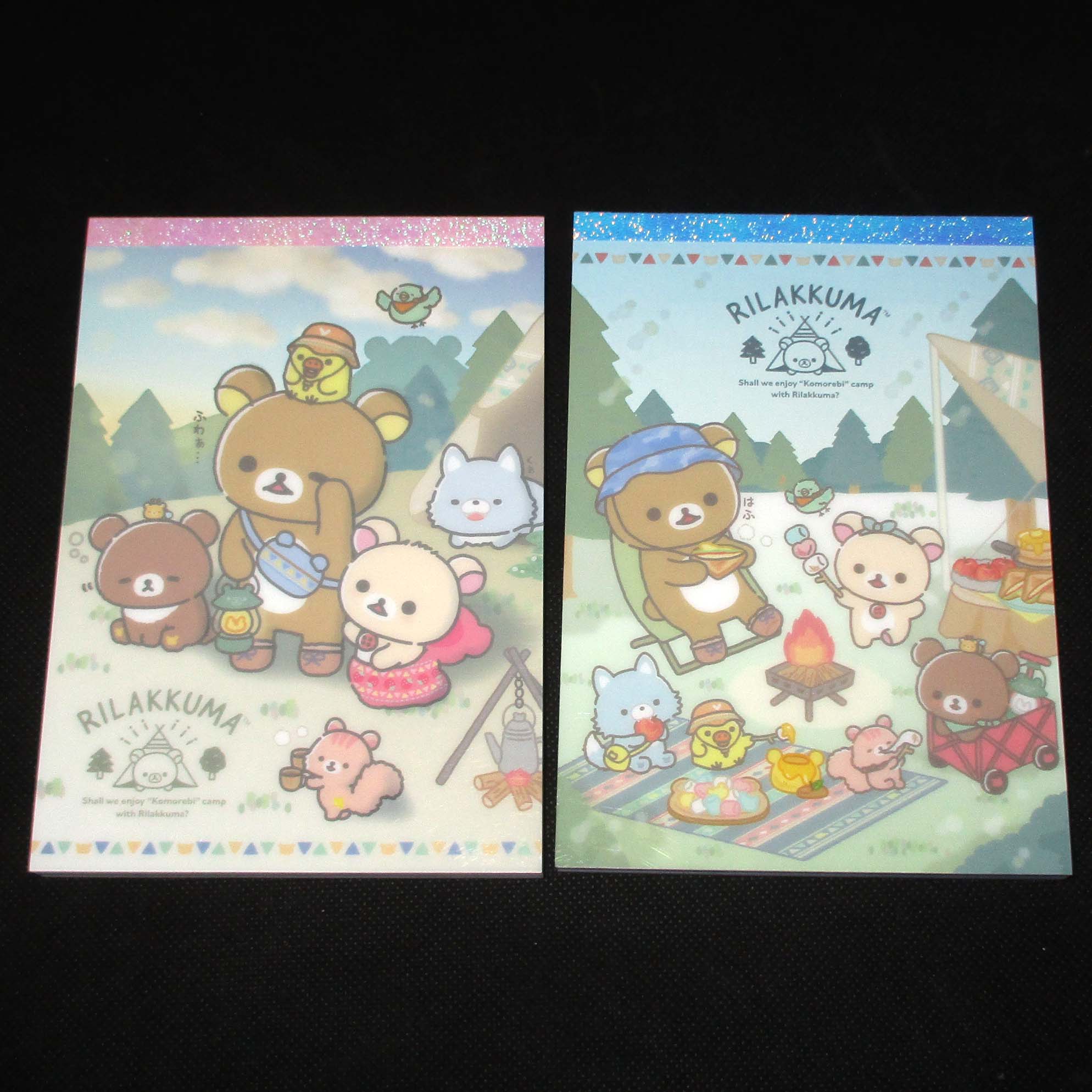 Japan San-X Rilakkuma Memo Pad (Camping)