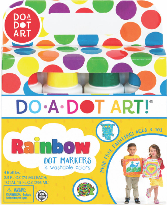 Do-a-Dot 4 Pack Rainbow Markers