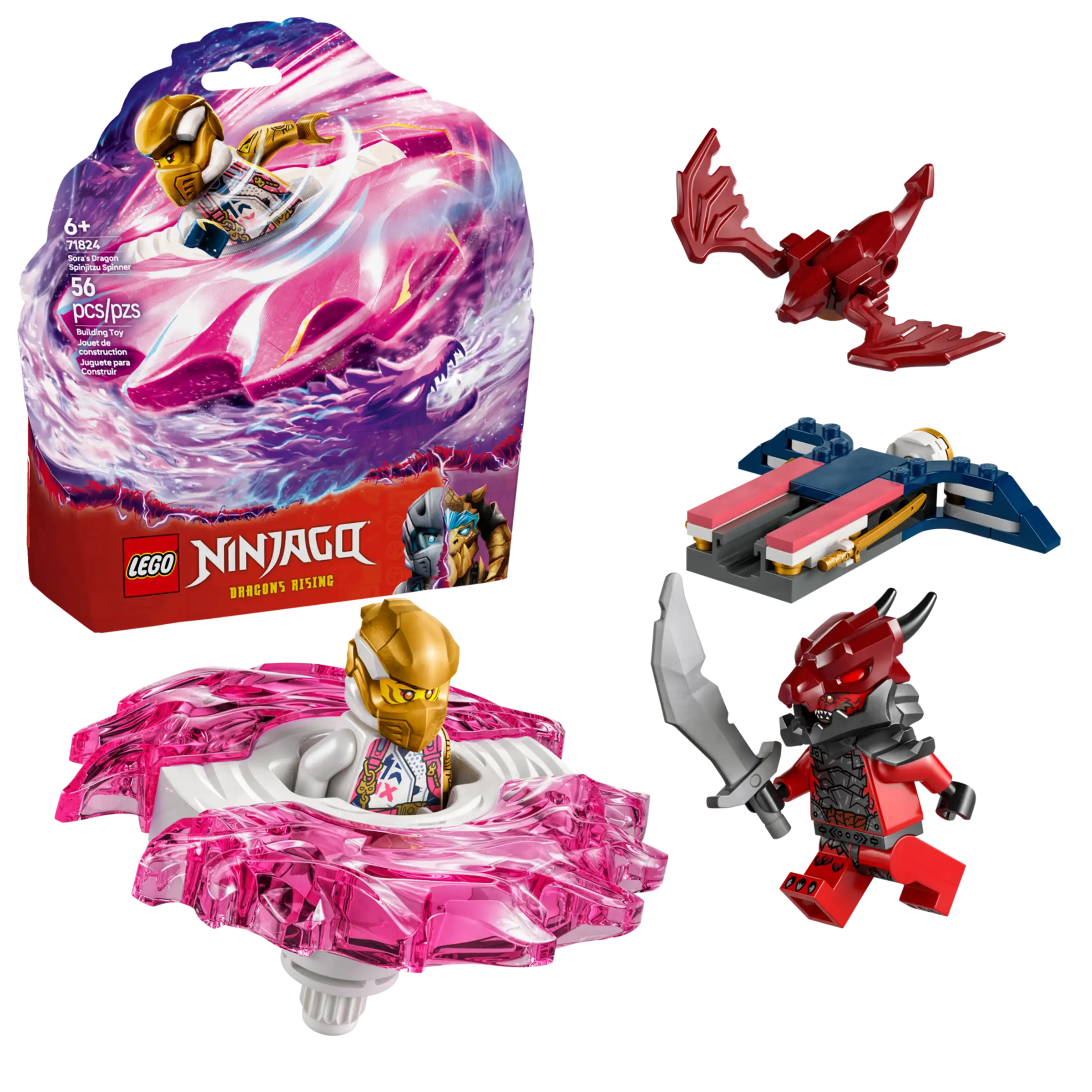 LEGO® NINJAGO® Sora's Dragon Spinjitzu Spinner 71824