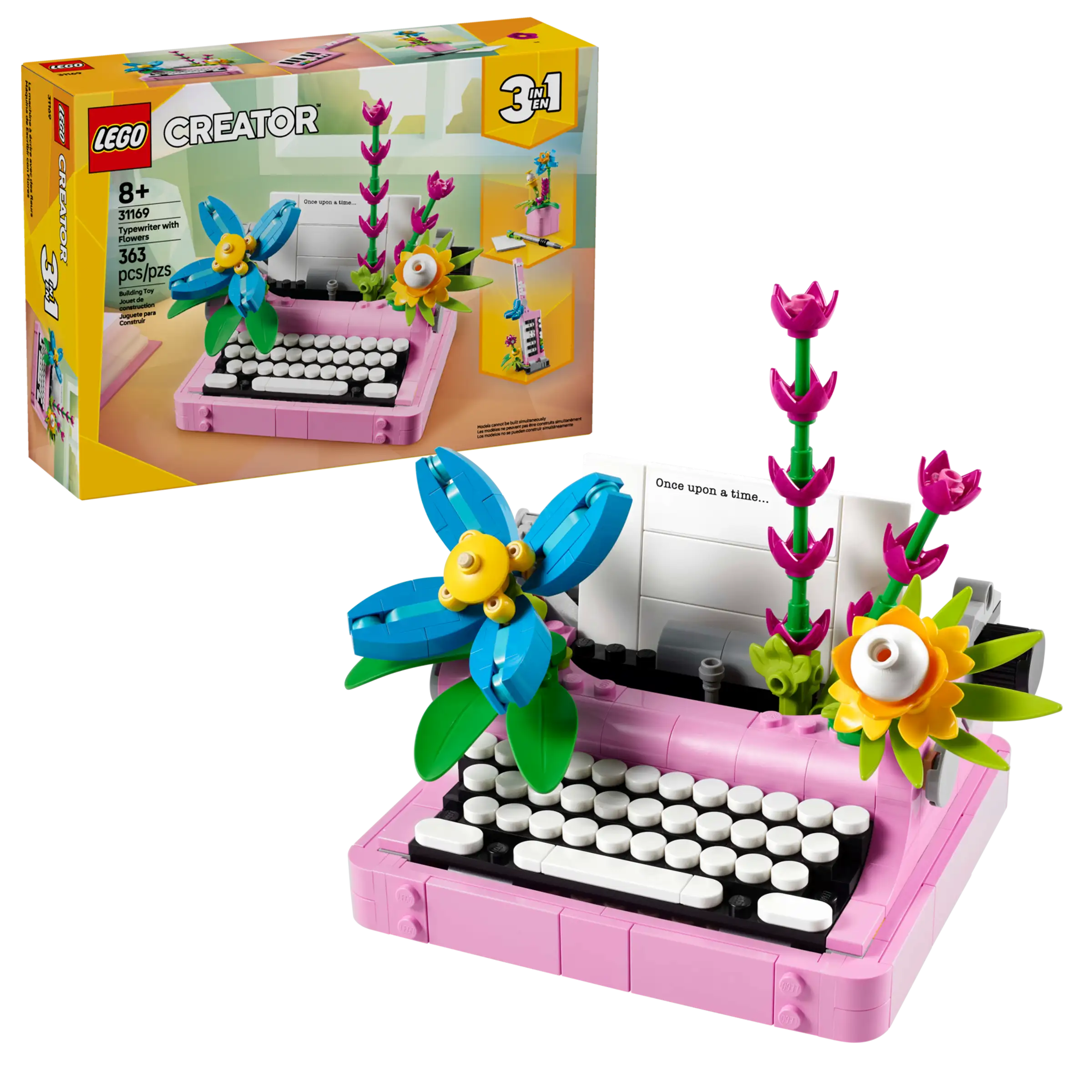LEGO® Creator 3in1 Typewriter with Flowers 31169