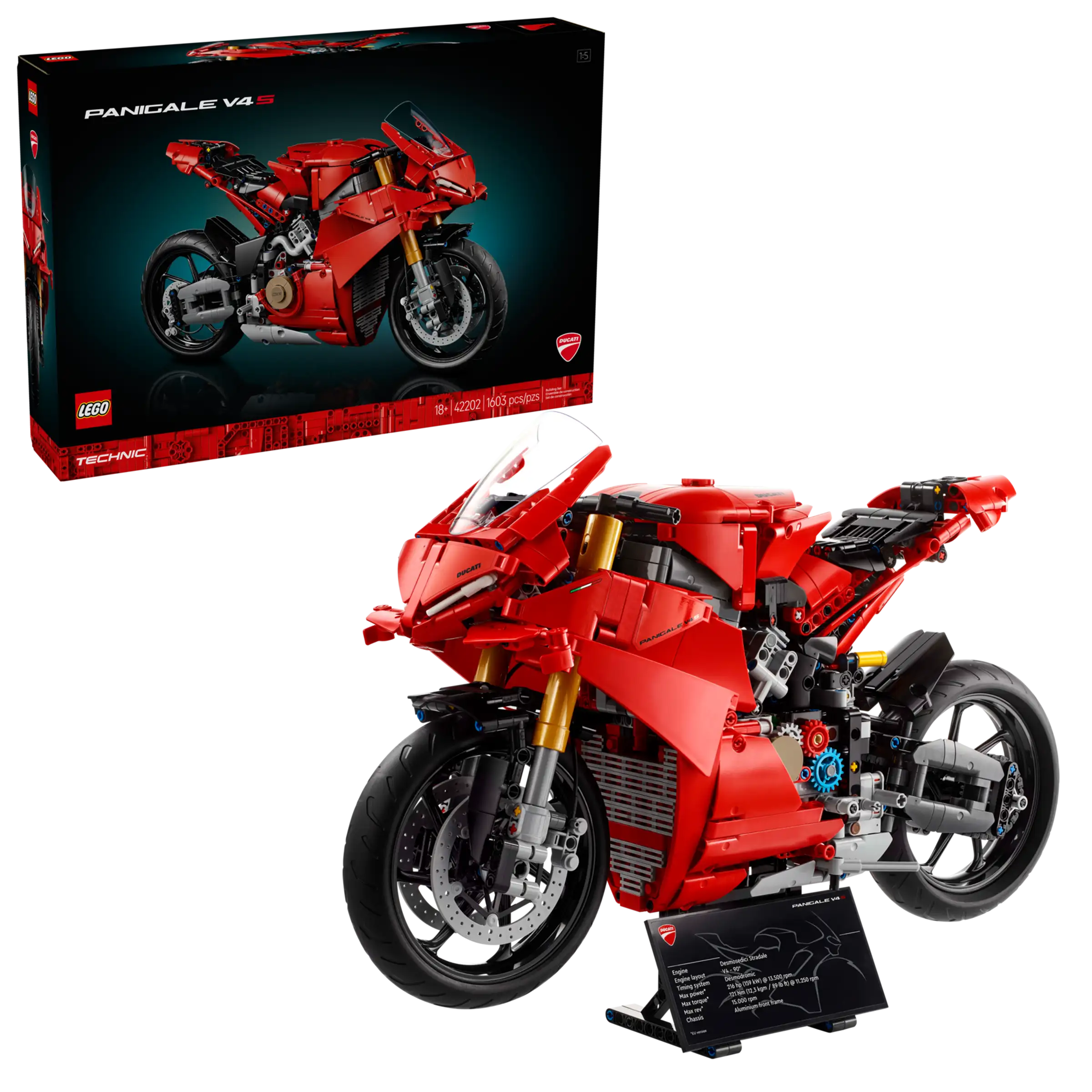 LEGO® Technic™ Ducati Panigale V4 S Motorcycle 42202