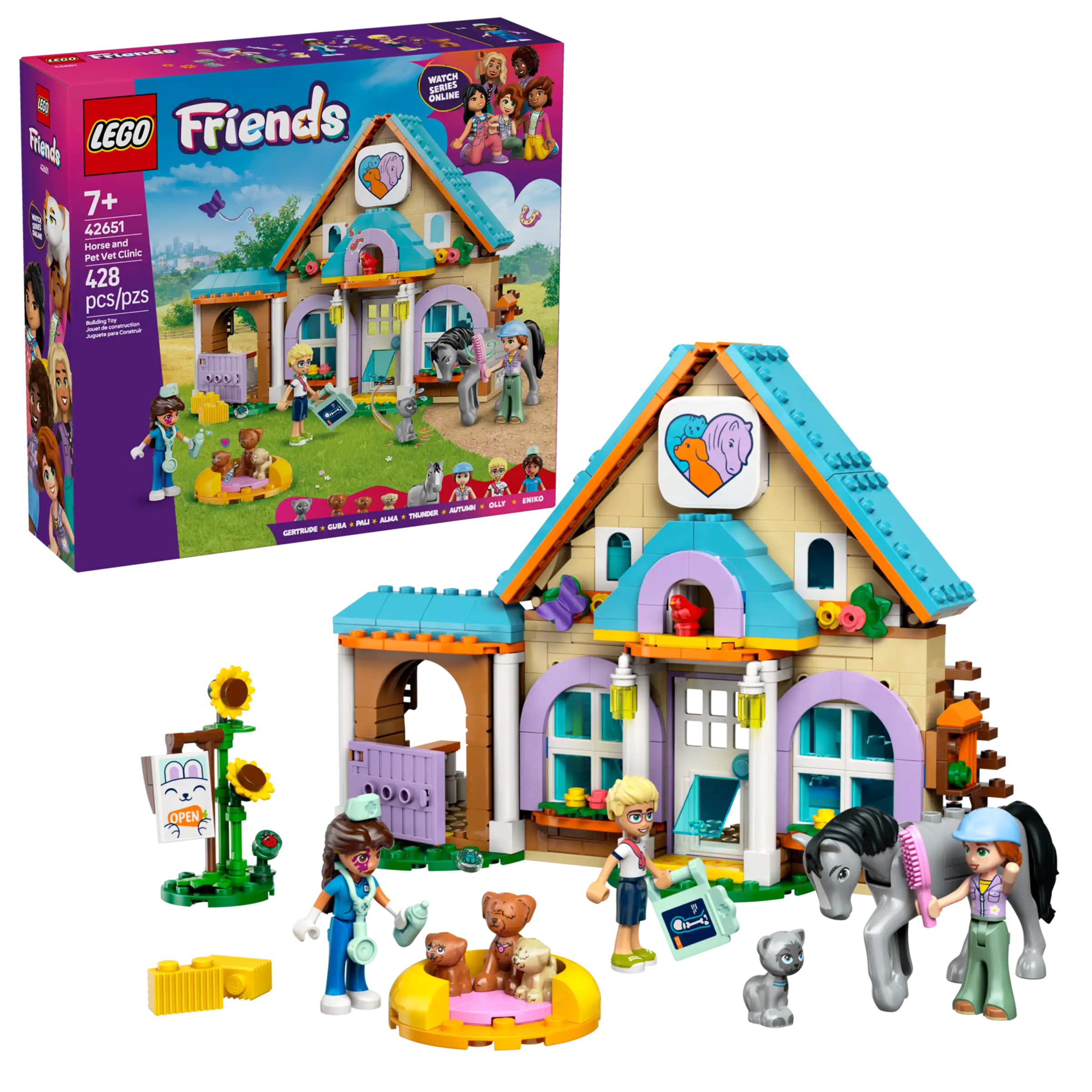 LEGO® Friends Horse and Pet Vet Clinic 42651