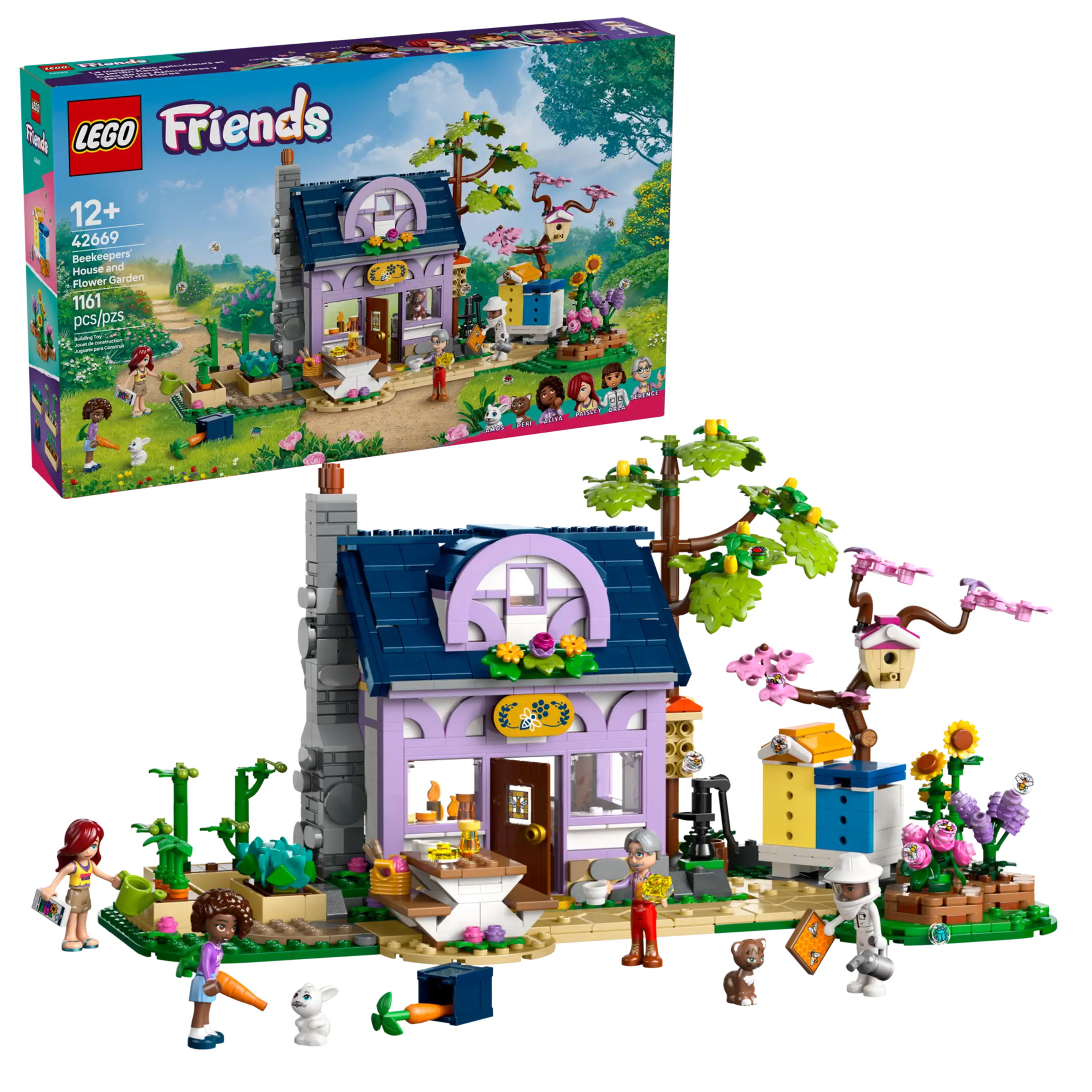 LEGO® Friends Beekeepers' House and Flower Garden 42669