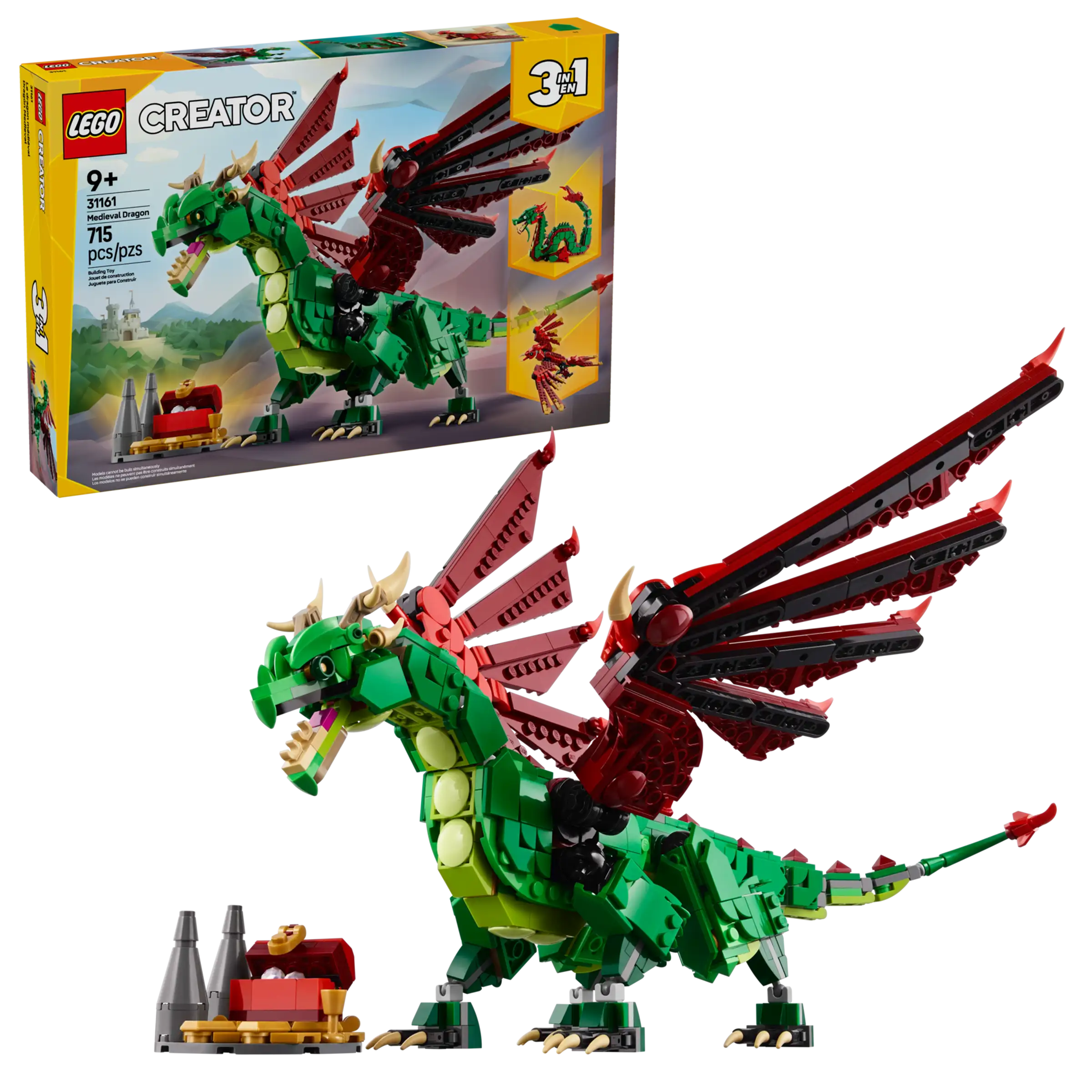 LEGO® Creator 3in1 Medieval Dragon 31161