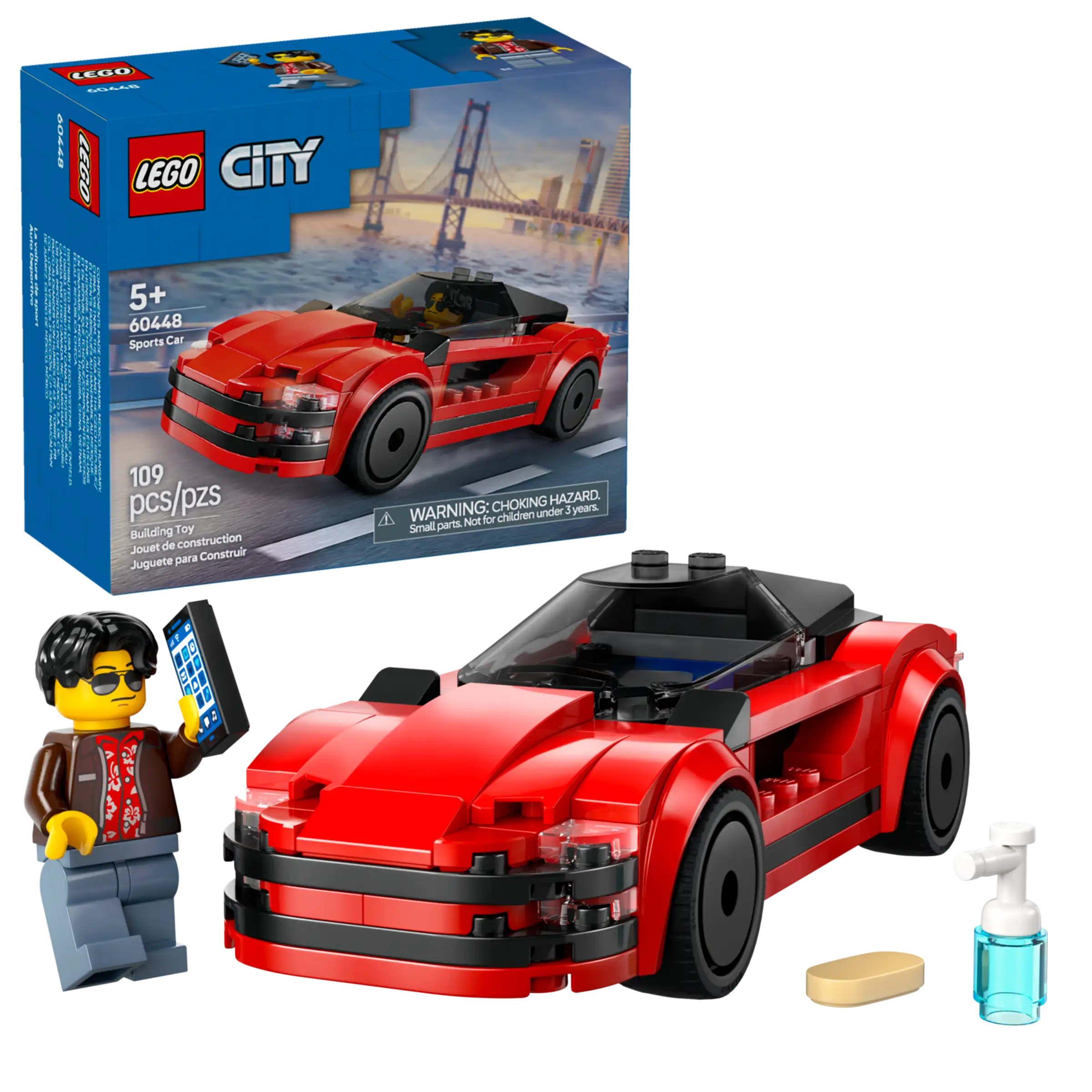LEGO® City Red Sports Car 60448