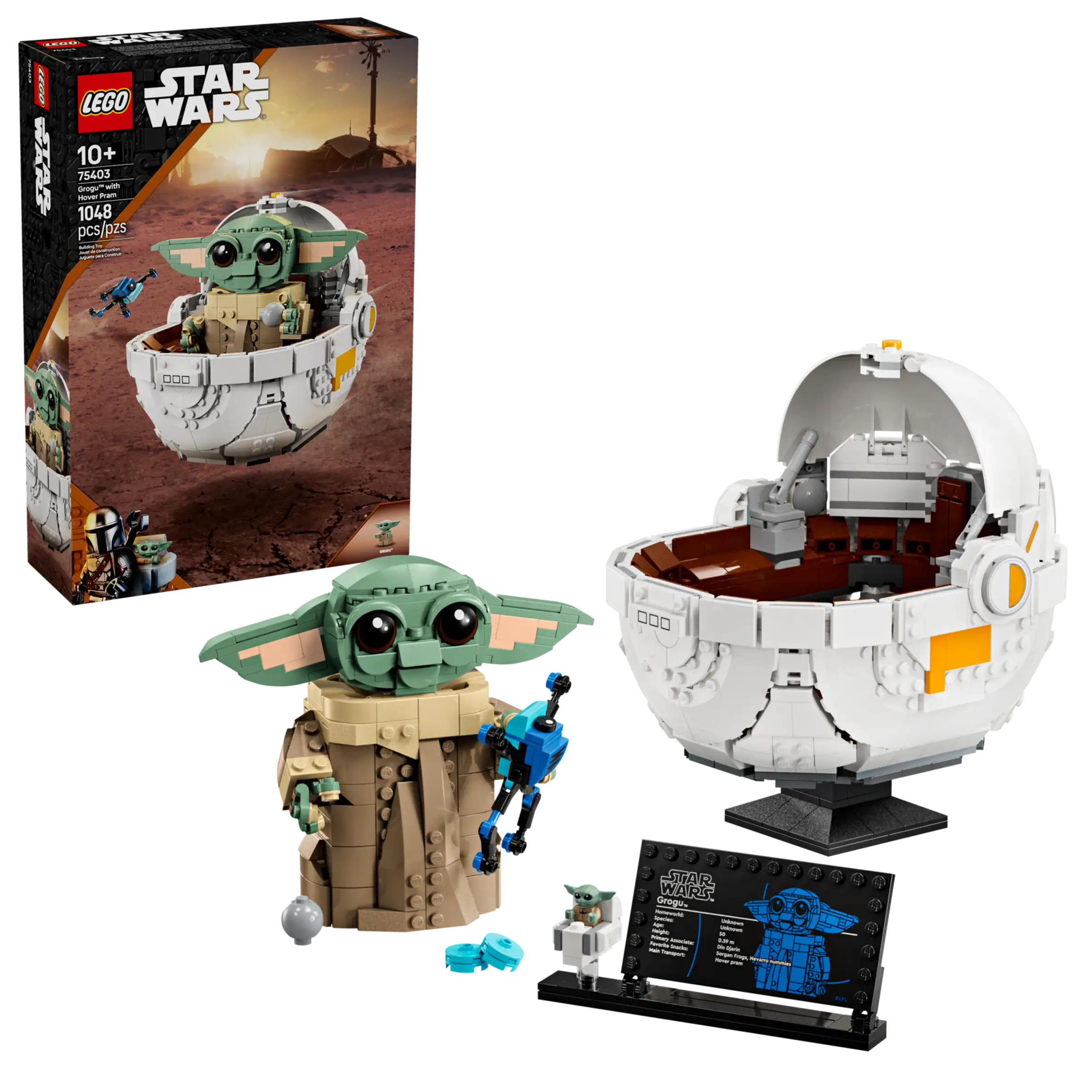 LEGO® Star Wars™ Grogu with Hover Pram 75403