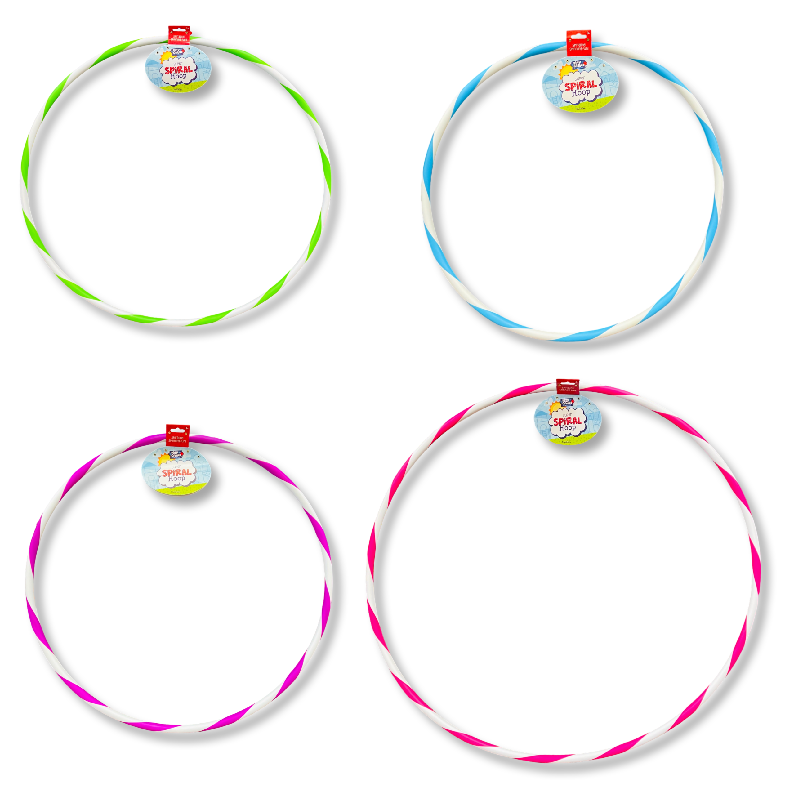 Super Spiral Hula Hoop (Single Hula Hoop)
