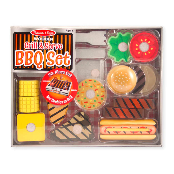 Melissa & Doug 50976 Grill & Serve BBQ Set
