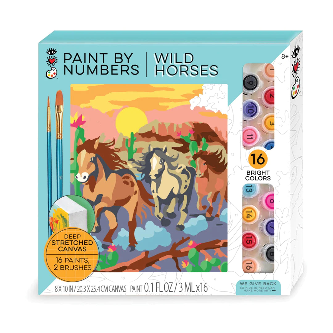 iHeartArt Paint by Numbers - Wild Horses