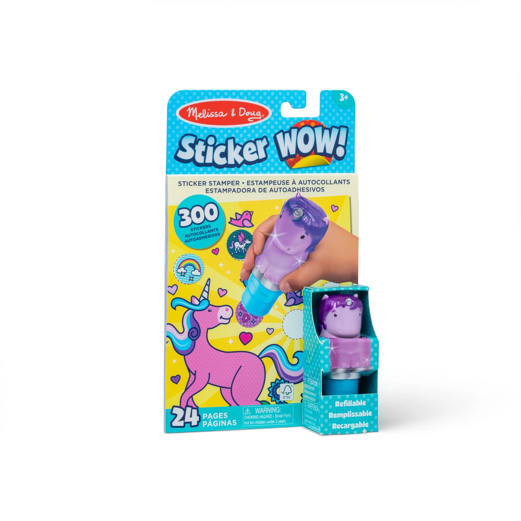 Melissa & Doug 51103 Sticker WOW! Activity Pad Set - Purple Unicorn